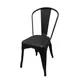 Oak Street OD-CM-0001-BLK Smokestack Stacking Dining Chair, Indoor/Outdoor 1 image