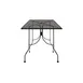 Oak Street OD2430-BAR Diamondback Series 24" x 30" Rectangular Punched Steel Mesh Top Bar Height Outdoor Table, Black Finish, Steel Base 1 image