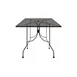 Oak Street OD3030-BAR Diamondback Series 30"x30" Square Punched Steel Mesh Top Bar Height Outdoor Restaurant Table, Black Finish, Steel Base 1 image