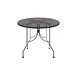 Oak Street OD36R-BAR 36 Inch Round Bar Height Outdoor Table, Punched Steel Mesh Top, Black Finish, Steel Base, Indoor/Outdoor Use 1 image