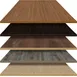 Oak Street OLWE2442 Rectangular Laminate Table Top, 24" x 42", Wood Edge, Industrial Grade 1 image