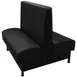 Oak Street ONS-6042-DBL 60"L Double Plain Back Booth, Upholstered Seat & Back, 42"H, Finished Ends 1 image