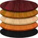 Oak Street PEM24R - Round Solid Maple Wood Table Top, 24 Inch Diameter, 1.25 Inch Thick, Continuous Pattern Plank, Kiln Dried 1 image