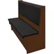 Oak Street SHEP-4842-SGL-VSUB 48" Single Plain Back Booth, Upholstered Back & Seat, Oak Construction, 42"H 1 image