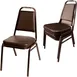 Oak Street SL2082-ESP Stacking Chair, Tapered Square Back with Hand Hold 1 image