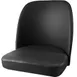Oak Street SL2122TOP-BLK Bar Stool Seat Only, Bucket Style, Vinyl, Black, Armless 1 image