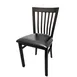 Oak Street SL4279 Indoor Dining Chair, Black 1 image