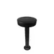 Oak Street SL6129XL - Backless Swivel Bar Stool, XL Upholstered Button Top, Powder Coat Finish, Pedestal Base 1 image