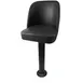 Oak Street SL6133DOM Swivel Bar Stool – Upholstered Bucket Seat, Powder Coat Black Pedestal, 51 Ball Bearings 1 image