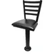 Oak Street SL6301 Swivel Bar Stool – Ladder Back, Powder Coat, 2.5mm Steel Column, 51 Ball Bearings 1 image
