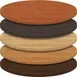 Oak Street SMW36R Round Engineered Oak Wood Table Top, 36 Inch Diameter, 1 Inch Thick 1 image