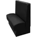 Oak Street WART-7242-SGL 72"L Single Plain Back Booth, Upholstered Seat & Back, 42"H, Finished Ends 1 image