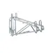 Olympic J2WD18C Double Wall Bracket, 18" Deep, Chrome Plated Finish, NSF Certified 1 image