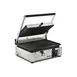 Omcan USA 11377 Single Sandwich Panini Grill w/ 14" x 10" Grooved Plates, 110V 1 image