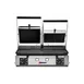 Omcan USA 11378 Double Sandwich Panini Grill w/ 19" x 10" Grooved Plates, 220V 1 image