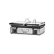 Omcan USA 11380 Double Sandwich Panini Grill w/ 19" x 10" Combination Plates, 220V 3 image