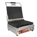 Omcan USA 19936 Single Sandwich Panini Grill w/ 15" x 12" Grooved Plates, 120V 1 image