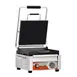 Omcan USA 21464 Single Sandwich Panini Grill w/ 11" x 10" Smooth Plates, 120V 1 image