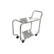 Omcan USA 23731 Solid Top Welded Stainless Steel Stock Cart w/ 2 Shelves 1 image