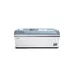 Omcan USA 37815 79" Curved Lid Ice Cream Display Freezer, 24.72 cu. ft. 1 image