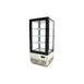 Omcan USA 39551 16" Self Service Countertop Refrigerated Display Case with Hinged Glass Door, 3 Shelves - 2.75  cu. ft. / 180 w 1 image