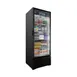 Omcan USA 41161 29" 1-Section Merchandiser Refrigerator w/ Glass Door, in Black 19.2 cu. ft. 1 image