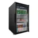 Omcan USA 41214 21" Glass Door Refrigerator, 5.1 cu ft, Black, 1/8 HP, ENERGY STAR®, Swing Door 1 image