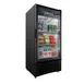 Omcan USA 41216 24" 1-Section Merchandiser Refrigerator w/ Glass Door, in Black, 8.9 cu. ft. 1 image