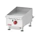 Omcan USA 43737 15" Countertop Manual Gas Griddle, 3/4" Steel Plate, 30.000 BTU 1 image