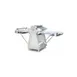Omcan USA 44135 Floor Model Reversible Dough Sheeter, 20-1/2" Rollers with Foldable Tables, 3/4 Hp 1 image