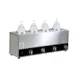 Omcan USA 44180 (Fw-Cn-1604) Quadruple Bottle Sauce Warmer, Countertop 1 image