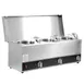 Omcan USA 44183 (Fw-Cn-0253) Triple Pot Sauce Warmer, Countertop, Power Switch 1 image