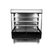 Omcan USA 44377 51" Vertical Open Air Merhandiser in Black, Self-Contained, 4 Shelves, 27.2 cu ft. 2 image