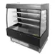 Omcan USA 44377 51" Vertical Open Air Merhandiser in Black, Self-Contained, 4 Shelves, 27.2 cu ft. 1 image