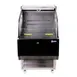Omcan USA 44379 26" Self-Serve Refrigerated Display Case in Black, Deck Only, Open Curved, 6.6 cu. ft. 2 image
