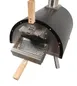 Omcan USA 44432 Wood / Coal / Gas Fired Pizza Oven w/ Black Cover, Steel Construction 6 image