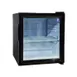 Omcan USA 44496 17" Refrigerator, 1.8 cu ft Black Swing Glass Door, Cooling 32‑50°F, 80W 110V R600a 1 image