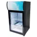 Omcan USA 44528 15" Countertop Glass Door Refrigerator in Black, 1.4 cu. ft. 1 image