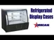 Omcan USA 44629 27" Full Service Countertop Refrigerated Display Case with Sliding Glass Door, 2 Shelves - 4.24 cu. ft. / 230 w 2 image