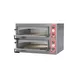 Omcan USA 45199 39" Countertop Double Deck Electric Pizza Oven 1 image
