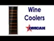 Omcan USA 45258 23" Glass Door Wine Refrigerator, Dual Temperature, 181 Bottles 2 image