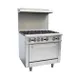 Omcan USA 46151 36" Liquid Propane Gas Restaurant Range w/ (6) Open Burners, (1) Standard Oven, 211.000 BTU 1 image