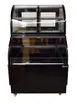 Omcan USA 47106 36" Dual Serve Refrigerated Display Case in Black, Combination Service 1 image