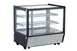 Omcan USA 47107 27" Full Service Countertop Refrigerated Display Case with Sliding Glass Door, 2 Shelves - 4.2 cu. ft. / 160 w 1 image