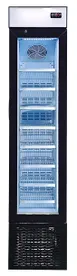 Omcan USA 47242 16" 1 Glass Door Freezer Merchandiser w/ Top Lightbox, 3.7 cu. ft. 1 image