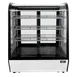 Omcan USA 47448 Ctrt Case 28" Wide 5.12 cu ft Glass 2 Sliding Doors 3 Shelves R290 350W 110‑120V 1 image