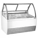 Omcan USA 47498 (FR-CN-0010W) 55" Gelato Dipping Cabinet w/ Curved Sneeze Guard 1 image