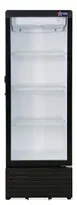 Omcan USA 47586 1-Section Merchandiser Refrigerator w/ Glass Door, in Black, 7.7 cu. ft. 1 image
