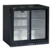 Omcan USA 47587 Refrigerated Back Bar Cabinet w/ 7 Cu Ft Capacity, 2 Glass Doors, Black 1 image