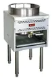 Omcan USA 47686 Natural Gas Wok Range w/ (1) Burner (Bowl), 16" Wok Ring, Knee "L" Lever, Jet Burner, 125.000 BTU 1 image